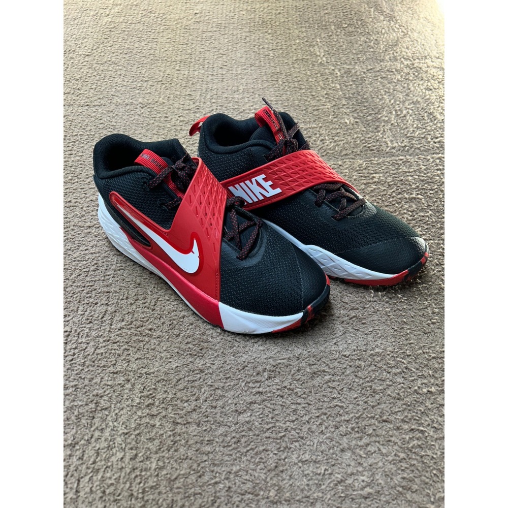 Nike Future Court 3 Basketball Shoes Black Red HF6279-001 Youth 6Y Mens 6